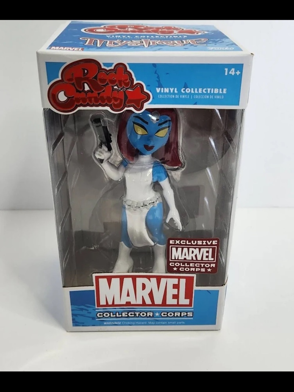 Funko Rock Candy Mystique Marvel Collector Corps Exclusive X-Men Vinyl Figure - Picture 3 of 3